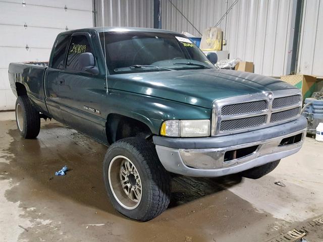 1B7KF23Z61J597597 - 2001 DODGE RAM 2500 GREEN photo 1