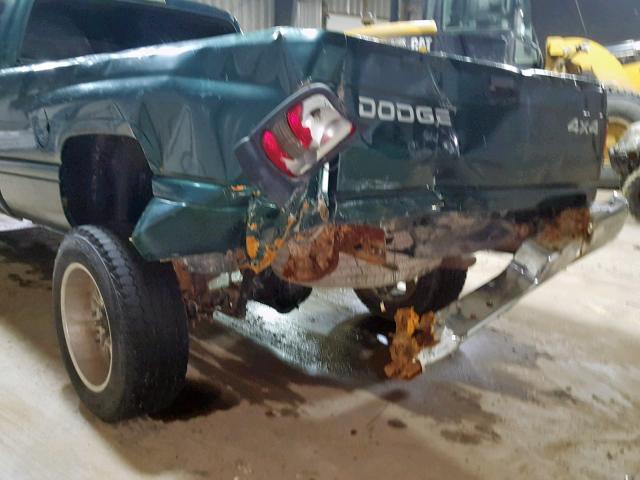 1B7KF23Z61J597597 - 2001 DODGE RAM 2500 GREEN photo 9