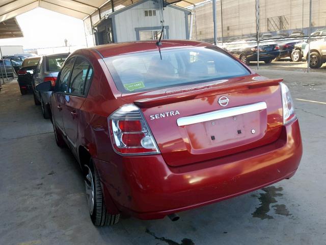 3N1AB6AP5CL675138 - 2012 NISSAN SENTRA 2.0 RED photo 3