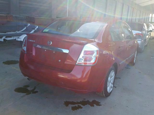 3N1AB6AP5CL675138 - 2012 NISSAN SENTRA 2.0 RED photo 4