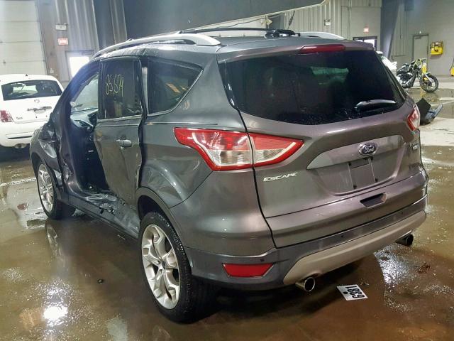 1FMCU9J90DUB21995 - 2013 FORD ESCAPE TIT GRAY photo 3