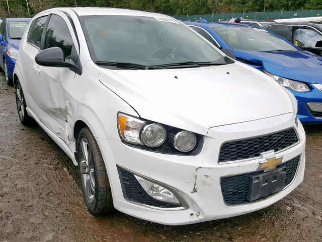 1G1JH6SB3G4115136 - 2016 CHEVROLET SONIC RS WHITE photo 1