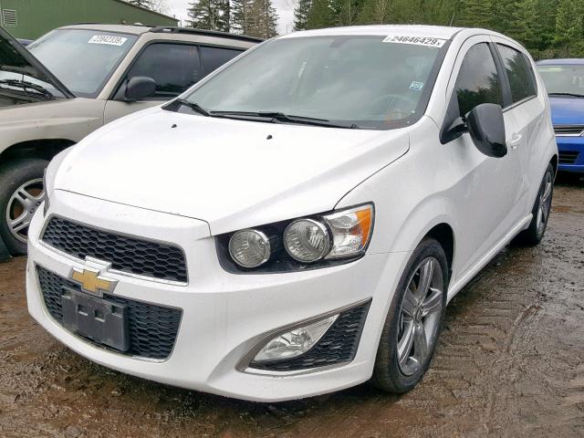 1G1JH6SB3G4115136 - 2016 CHEVROLET SONIC RS WHITE photo 2