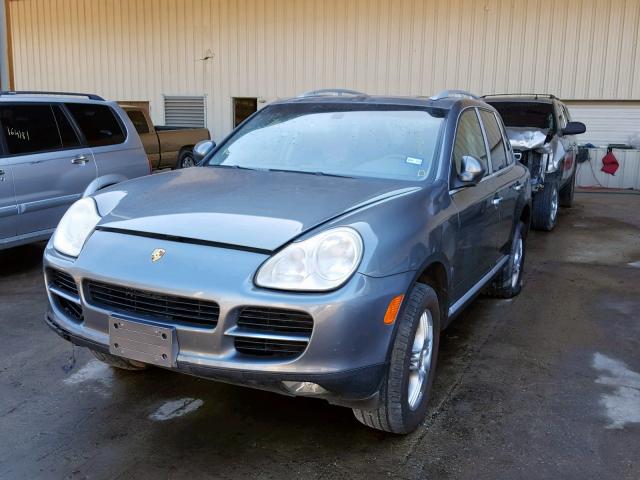 WP1AB29P04LA63080 - 2004 PORSCHE CAYENNE S GRAY photo 2