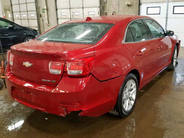1G11D5SR4DF141229 - 2013 CHEVROLET MALIBU 1LT RED photo 4