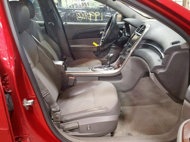 1G11D5SR4DF141229 - 2013 CHEVROLET MALIBU 1LT RED photo 5
