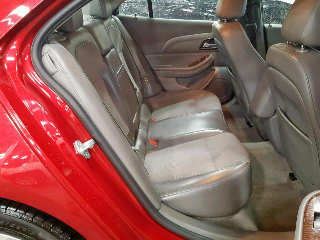 1G11D5SR4DF141229 - 2013 CHEVROLET MALIBU 1LT RED photo 6