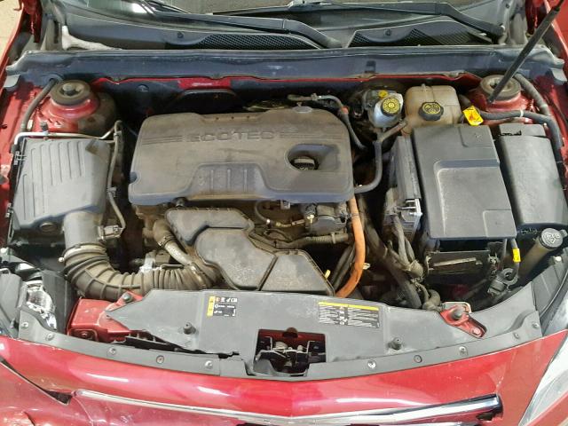1G11D5SR4DF141229 - 2013 CHEVROLET MALIBU 1LT RED photo 7