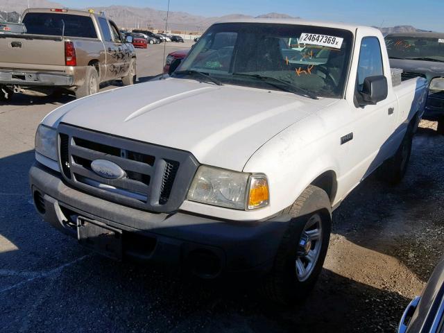 1FTYR10D19PA24068 - 2009 FORD RANGER WHITE photo 2