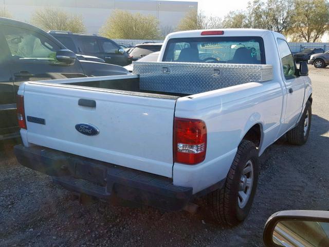 1FTYR10D19PA24068 - 2009 FORD RANGER WHITE photo 4