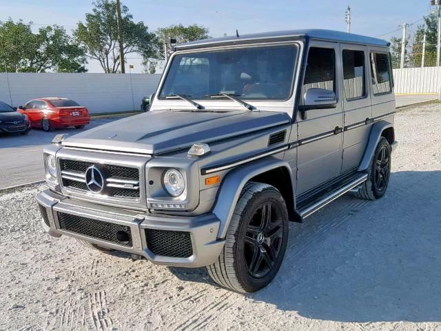 WDCYC7DF7FX237080 - 2015 MERCEDES-BENZ G 63 AMG SILVER photo 2