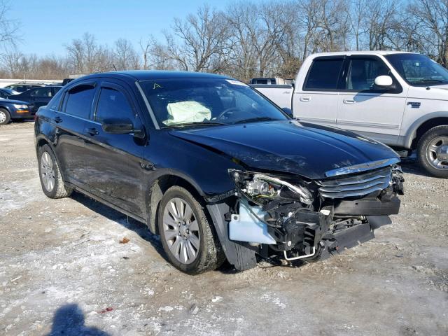 1C3CCBAB0CN223280 - 2012 CHRYSLER 200 LX BLACK photo 1