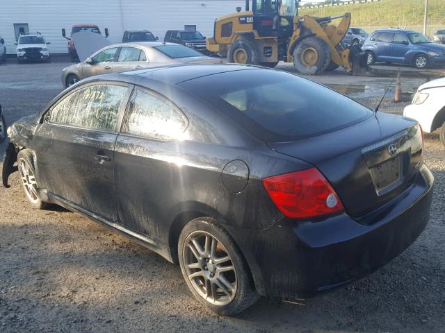 JTKDE177770198106 - 2007 TOYOTA SCION TC შავი ფოტო 3
