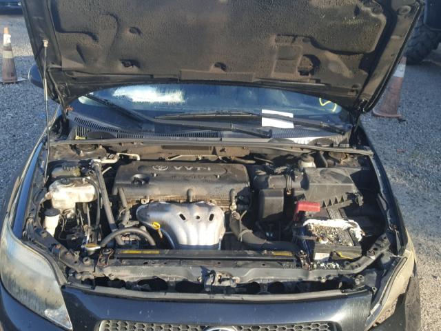 JTKDE177770198106 - 2007 TOYOTA SCION TC შავი ფოტო 7