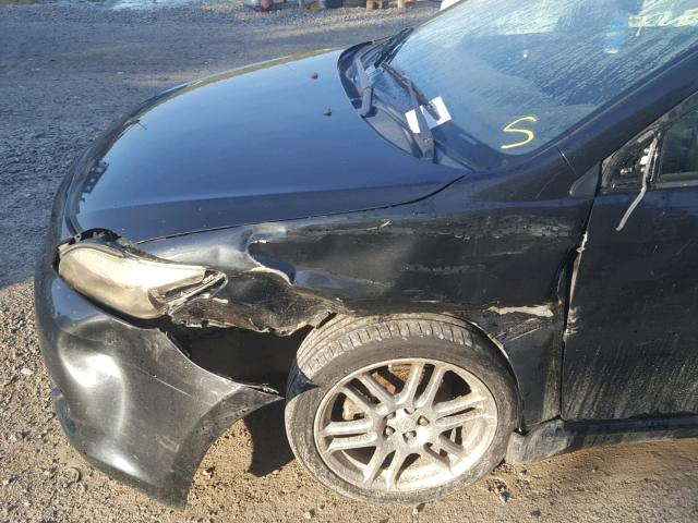 JTKDE177770198106 - 2007 TOYOTA SCION TC შავი ფოტო 9