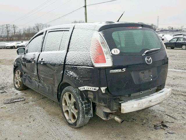 JM1CR293990346525 - 2009 MAZDA 5 BLACK photo 3