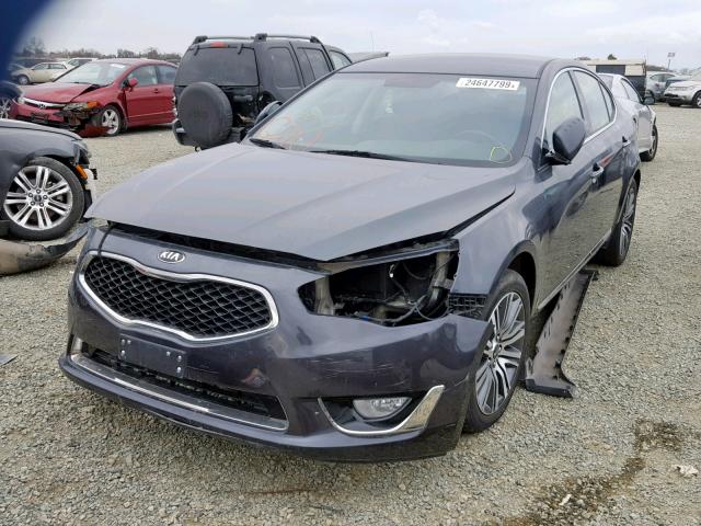 KNALN4D75F5172661 - 2015 KIA CADENZA PR BLUE photo 2