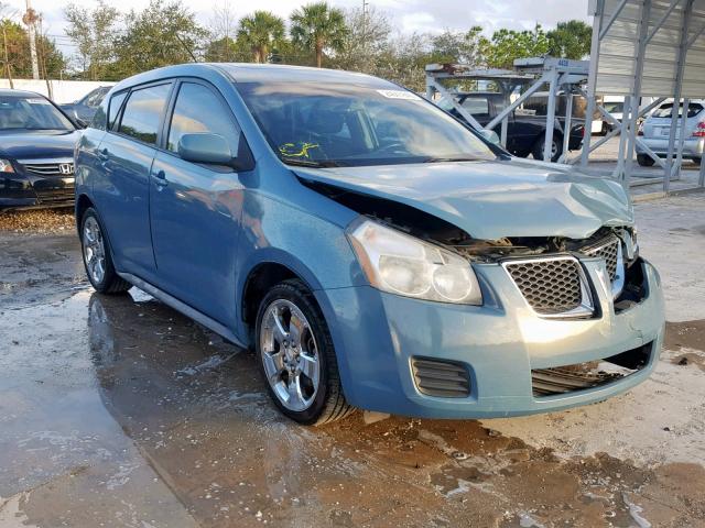 5Y2SP67009Z419326 - 2009 PONTIAC VIBE TEAL photo 1