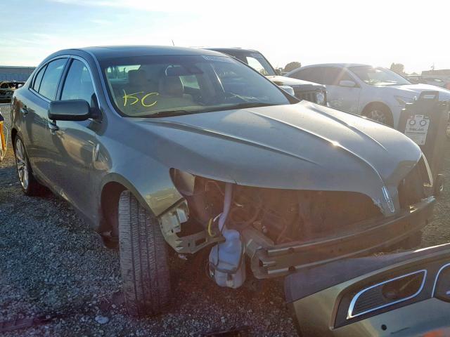 1LNHL9FT3DG610564 - 2013 LINCOLN MKS GREEN photo 1