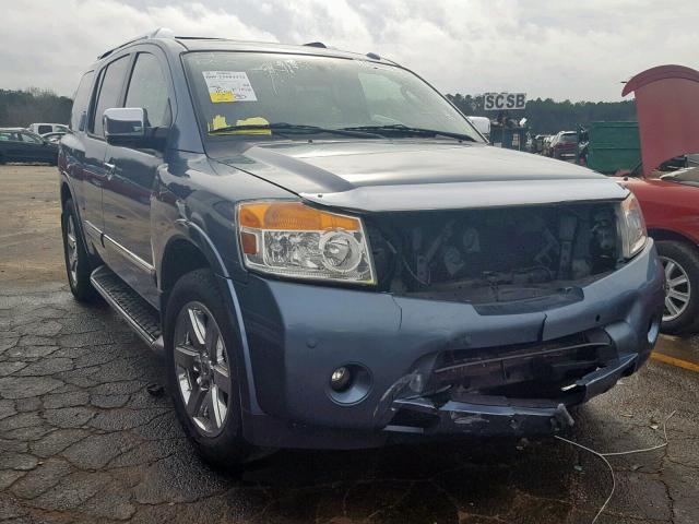 5N1AA0ND5CN620326 - 2012 NISSAN ARMADA SV BLUE photo 1