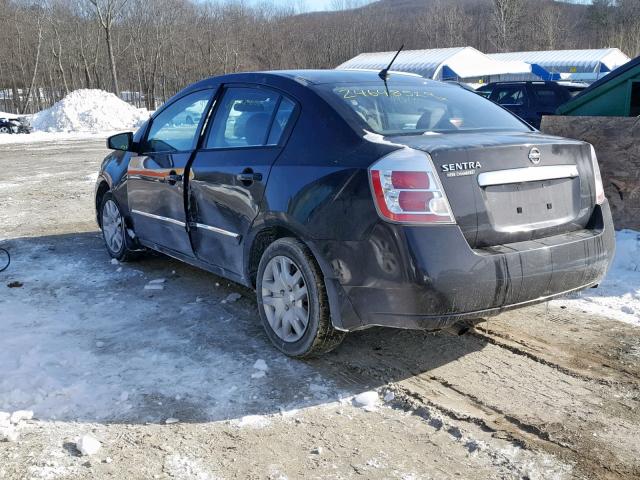 3N1AB6AP1AL726597 - 2010 NISSAN SENTRA 2.0 BLACK photo 3