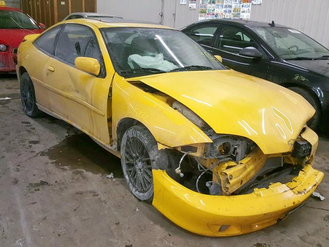 1G1JH12F427490742 - 2002 CHEVROLET CAVALIER L YELLOW photo 1