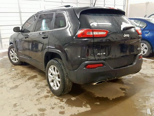 1C4PJMCS2FW544845 - 2015 JEEP CHEROKEE L BLACK photo 3