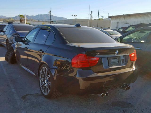 WBSPM9C51BE202780 - 2011 BMW M3 BLACK photo 3