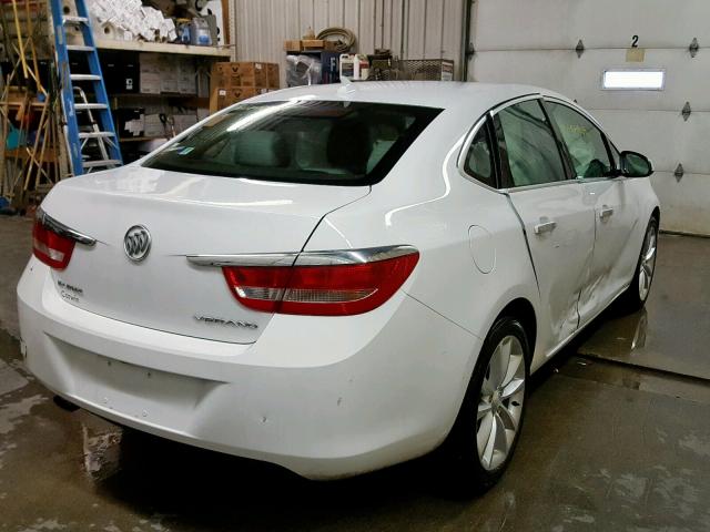 1G4PP5SK9E4234624 - 2014 BUICK VERANO WHITE photo 4