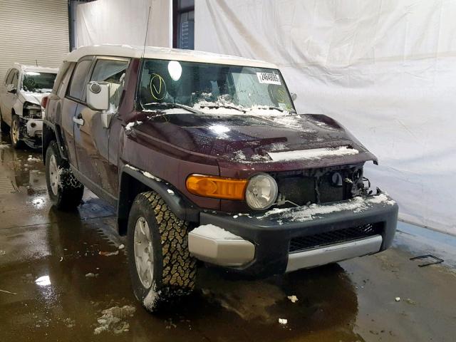 JTEBU11F270083295 - 2007 TOYOTA FJ CRUISER BURGUNDY photo 1