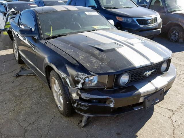 1ZVHT82H375255800 - 2007 FORD MUSTANG GT BLACK photo 1
