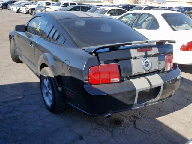 1ZVHT82H375255800 - 2007 FORD MUSTANG GT BLACK photo 3