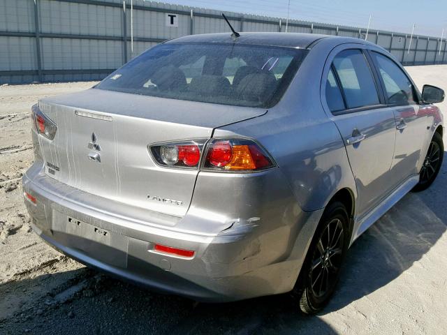 JA32U2FU3HU013119 - 2017 MITSUBISHI LANCER ES SILVER photo 4