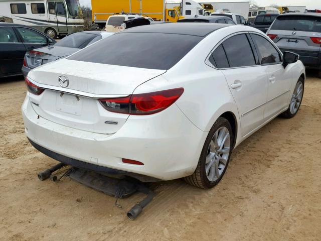 JM1GJ1V58E1113704 - 2014 MAZDA 6 TOURING WHITE photo 4