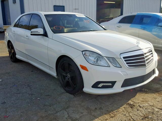 WDDHF5GB3BA471519 - 2011 MERCEDES-BENZ E 350 WHITE photo 1