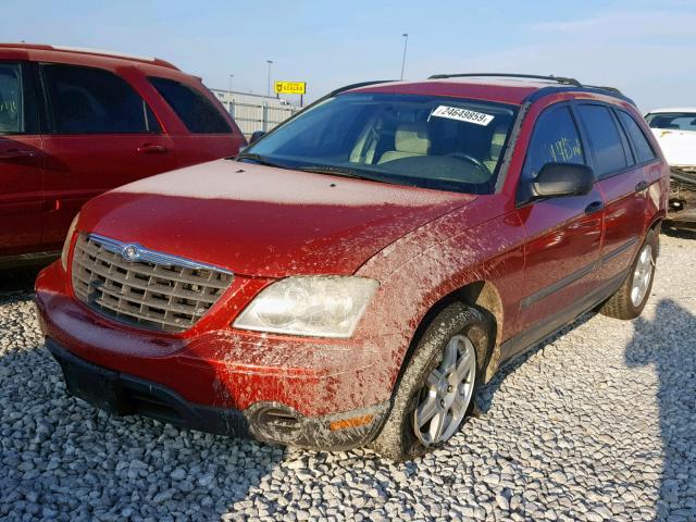 2A4GM48406R908202 - 2006 CHRYSLER PACIFICA RED photo 2