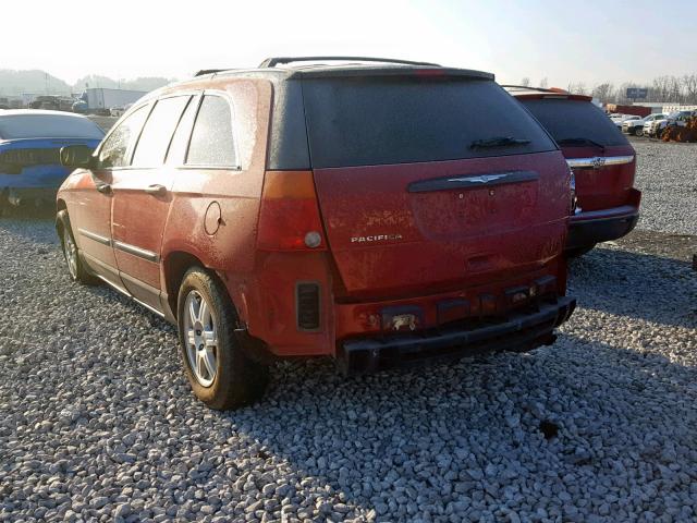 2A4GM48406R908202 - 2006 CHRYSLER PACIFICA RED photo 3