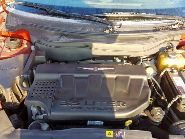 2A4GM48406R908202 - 2006 CHRYSLER PACIFICA RED photo 7