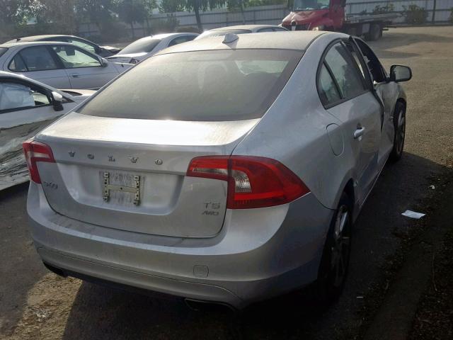 YV1612FH0E1279400 - 2014 VOLVO S60 T5 SILVER photo 4