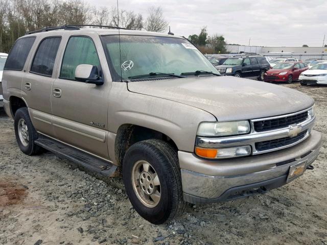 1GNEC13Z82J306090 - 2002 CHEVROLET TAHOE C150 BEIGE photo 1