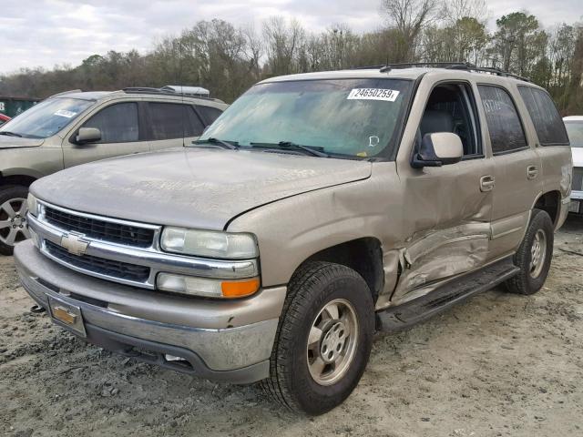 1GNEC13Z82J306090 - 2002 CHEVROLET TAHOE C150 BEIGE photo 2