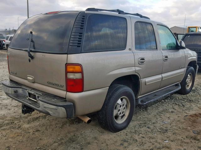 1GNEC13Z82J306090 - 2002 CHEVROLET TAHOE C150 BEIGE photo 4