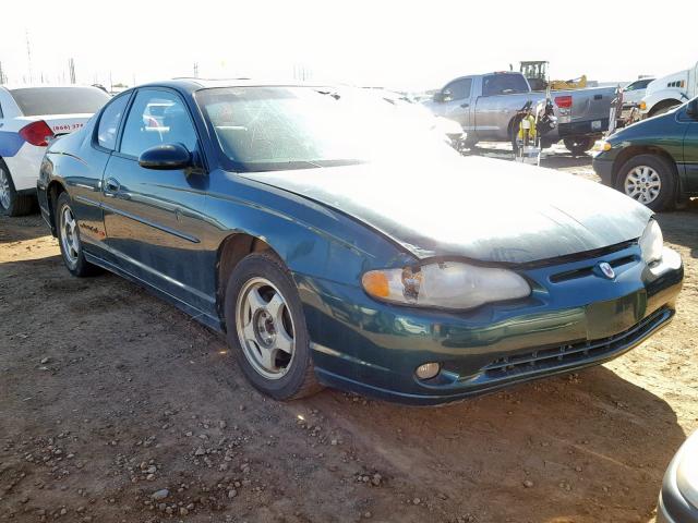 2G1WX15K719167395 - 2001 CHEVROLET MONTE CARL GREEN photo 1