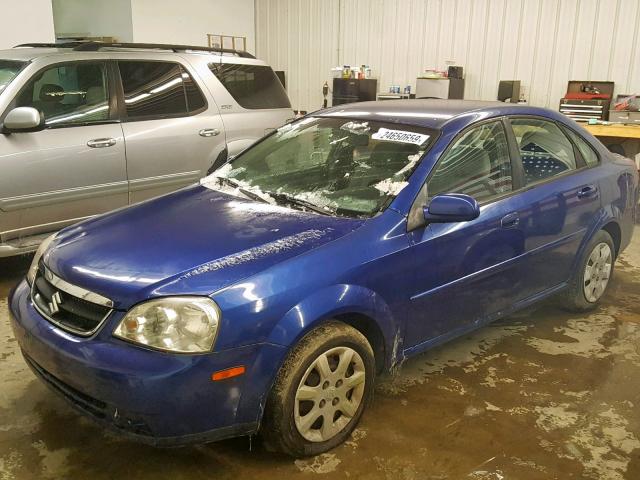 KL5JD56Z88K830873 - 2008 SUZUKI FORENZA BA BLUE photo 2