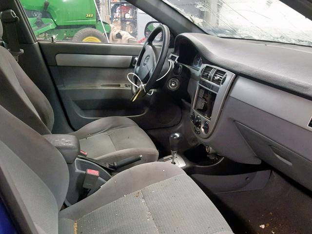 KL5JD56Z88K830873 - 2008 SUZUKI FORENZA BA BLUE photo 5