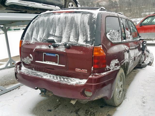 1GKDT13S352304533 - 2005 GMC ENVOY BURGUNDY photo 4