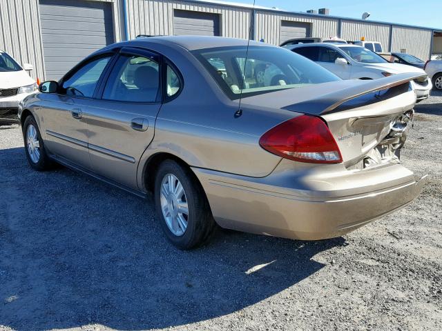 1FAHP56U45A179110 - 2005 FORD TAURUS SEL BROWN photo 3