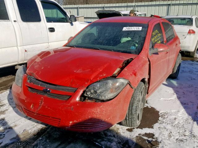 1G1AF5F50A7194601 - 2010 CHEVROLET COBALT 2LT RED photo 2