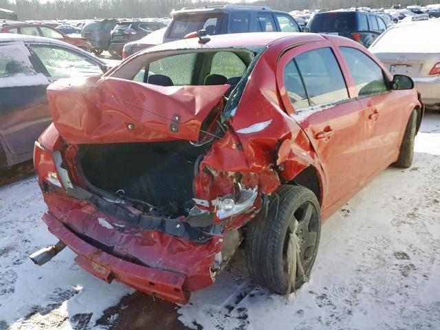 1G1AF5F50A7194601 - 2010 CHEVROLET COBALT 2LT RED photo 4