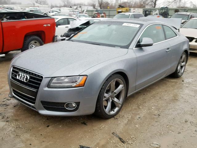 WAUDK78T78A034197 - 2008 AUDI A5 QUATTRO GRAY photo 2